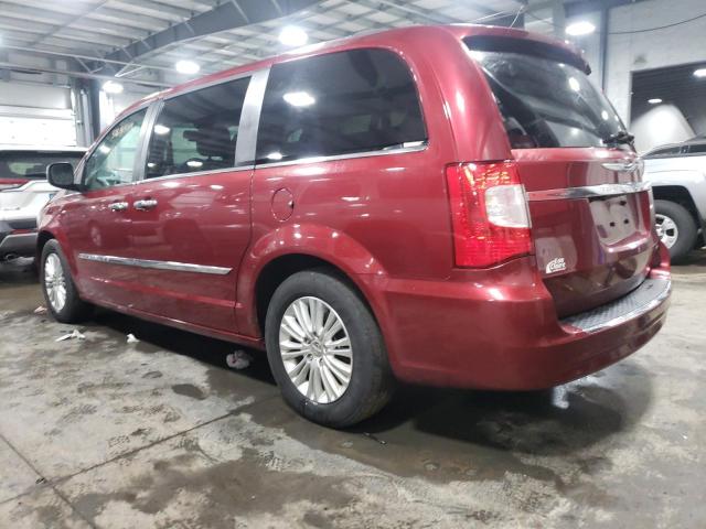 2C4RC1GG8CR363244 - 2012 CHRYSLER TOWN & COU LIMITED RED photo 2