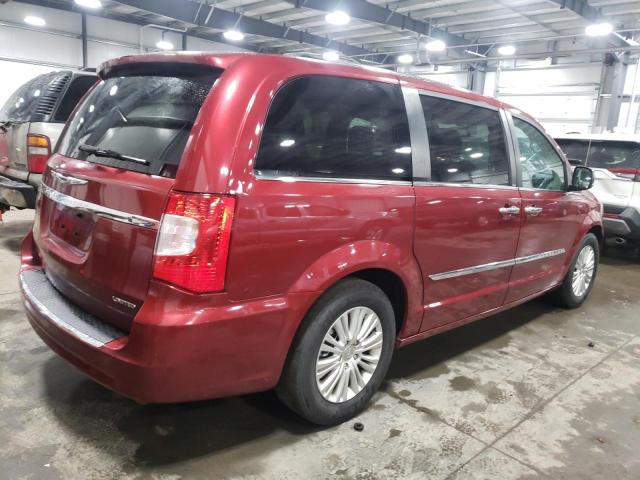 2C4RC1GG8CR363244 - 2012 CHRYSLER TOWN & COU LIMITED RED photo 3