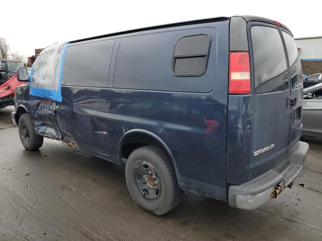 1GTGG25V071165285 - 2007 GMC SAVANA G2500 BLUE photo 2