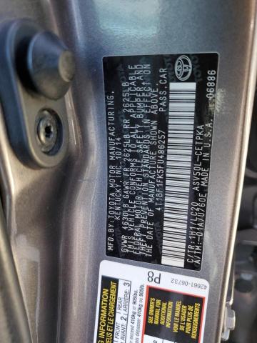 4T1BF1FK5FU486257 - 2015 TOYOTA CAMRY LE 石墨色 照片 12