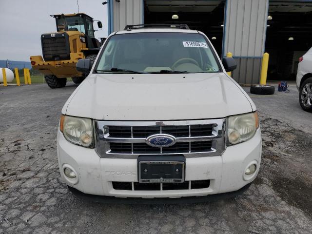 1FMCU9D76BKB36780 - 2011 FORD ESCAPE XLT WHITE photo 5