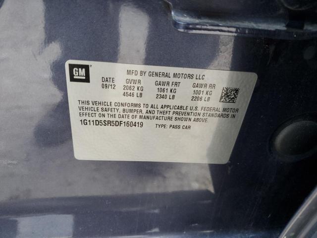 1G11D5SR5DF160419 - 2013 CHEVROLET MALIBU 1LT 蓝色 照片 13