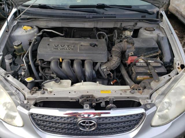 1NXBR32E98Z954240 - 2008 TOYOTA COROLLA CE SILVER photo 11