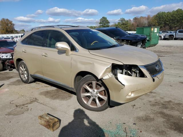 2T2ZK1BA7AC016535 - 2010 LEXUS RX 350 GOLD photo 4