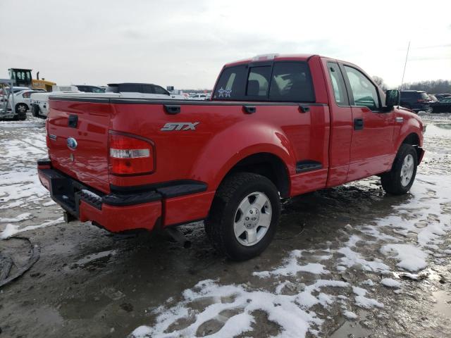 1FTRF02207KB02384 - 2007 FORD F150 RED photo 3