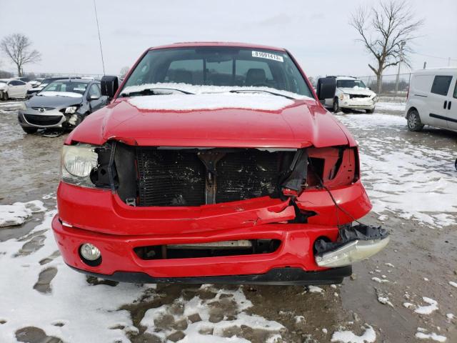 1FTRF02207KB02384 - 2007 FORD F150 RED photo 5