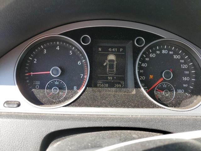 WVWMP7AN5CE504275 - 2012 VOLKSWAGEN CC SPORT Արծաթագույն լուսանկար 9