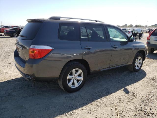 5TDZK3EH9AS003172 - 2010 TOYOTA HIGHLANDER GRAY photo 3