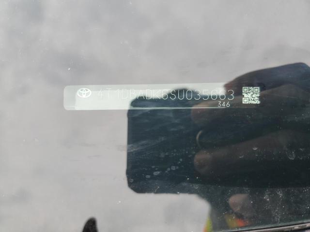 4T1DBADK6SU035663 - 2025 TOYOTA CAMRY XSE BLACK photo 12