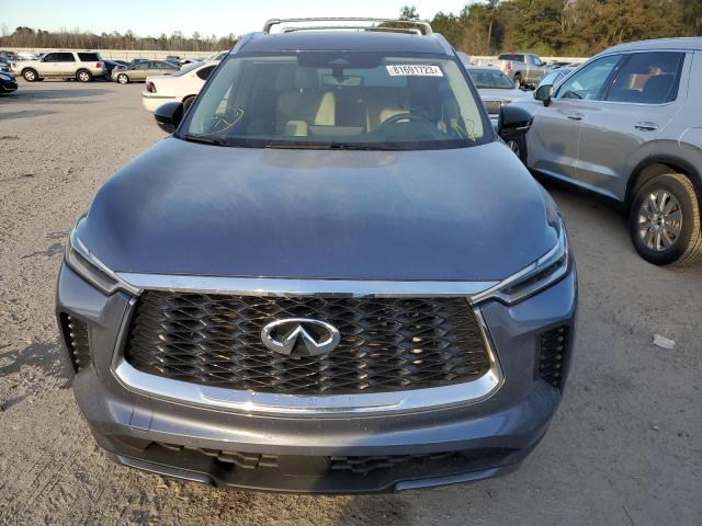 5N1DL1GSXPC345255 - 2023 INFINITI QX60 SENSORY SILVER photo 5