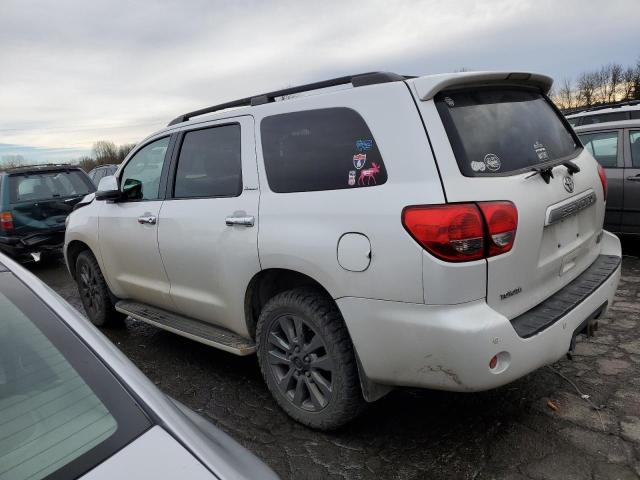 5TDBY67A98S019450 - 2008 TOYOTA SEQUOIA PLATINUM WHITE photo 2