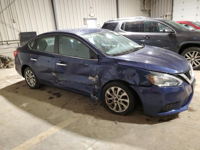 3N1AB7AP2JL647090 - 2018 NISSAN SENTRA S BLUE photo 4