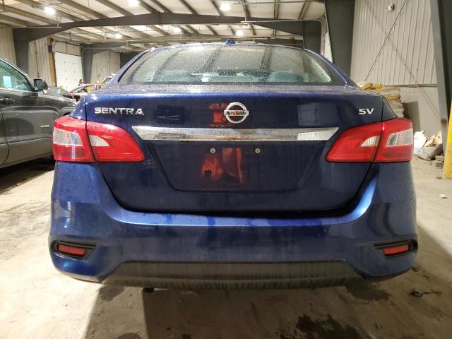 3N1AB7AP2JL647090 - 2018 NISSAN SENTRA S BLUE photo 6