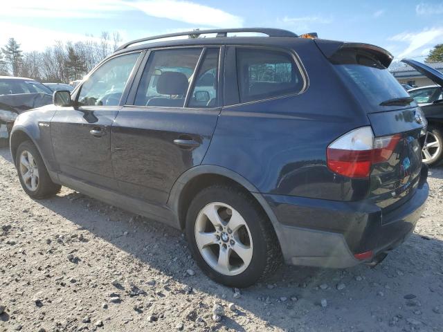 WBXPC93488WJ21086 - 2008 BMW X3 3.0SI BLACK photo 2