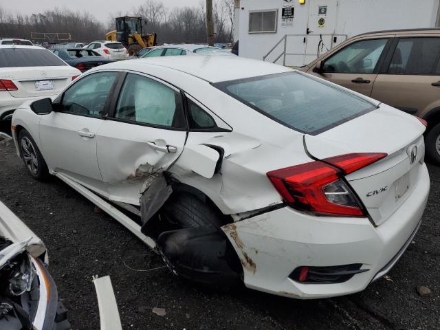 2HGFC2F67KH555844 - 2019 HONDA CIVIC LX WHITE photo 2