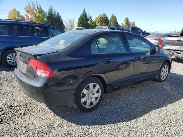 1HGFA16596L026167 - 2006 HONDA CIVIC LX BLACK photo 3