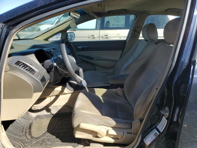 1HGFA16596L026167 - 2006 HONDA CIVIC LX BLACK photo 7