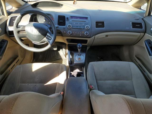 1HGFA16596L026167 - 2006 HONDA CIVIC LX BLACK photo 8