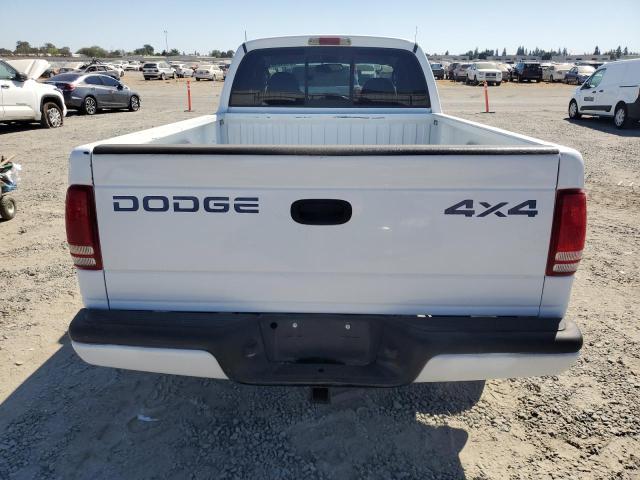 1B7GG22N0YS509052 - 2000 DODGE DAKOTA თეთრი ფოტო 6