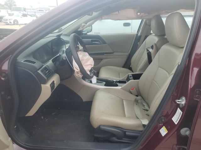 1HGCR2F34EA272456 - 2014 HONDA ACCORD LX BURGUNDY photo 7