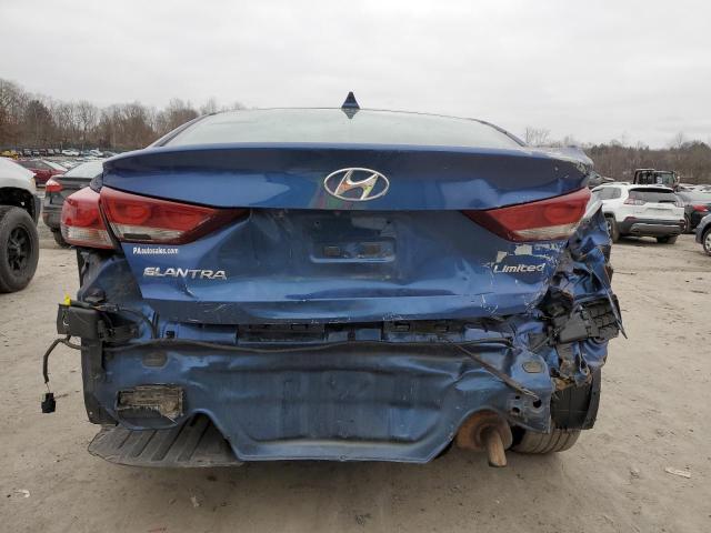 5NPD84LF8HH063511 - 2017 HYUNDAI ELANTRA SE BLUE photo 6