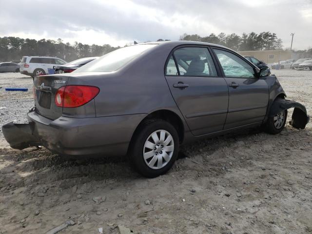 1NXBR32E24Z326563 - 2004 TOYOTA COROLLA CE GRAY photo 3