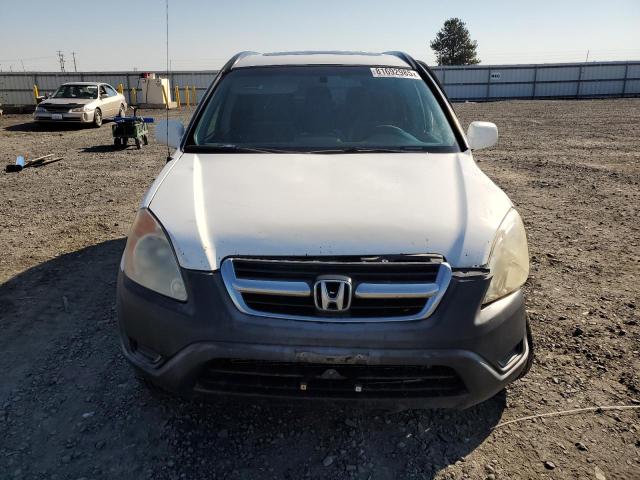 JHLRD78884C005145 - 2004 HONDA CR-V EX WHITE photo 5