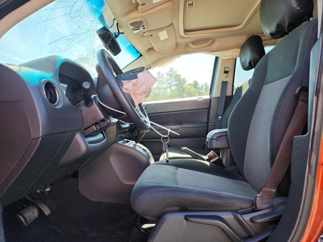 1C4NJDEB7CD588335 - 2012 JEEP COMPASS LATITUDE ნარინჯისფერი ფოტო 7