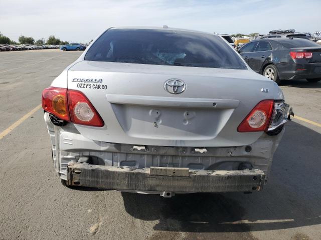 1NXBU4EE2AZ238575 - 2010 TOYOTA COROLLA BASE Сріблястий фото 6