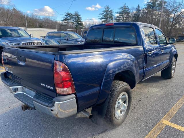 5TEMU52N86Z293781 - 2006 TOYOTA TACOMA DOUBLE CAB LONG BED BLUE photo 3
