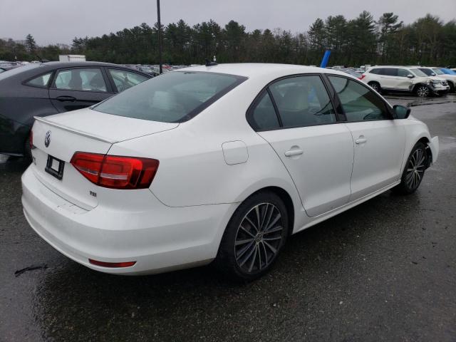 3VWD17AJ3FM326084 - 2015 VOLKSWAGEN JETTA SE WHITE photo 3