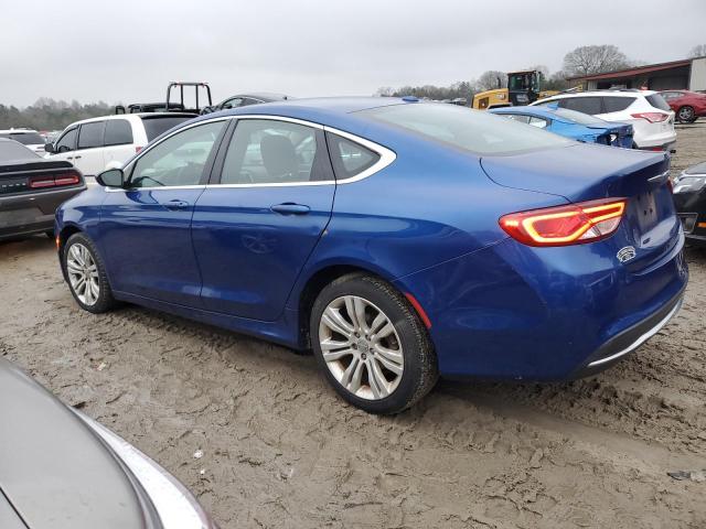 1C3CCCABXFN639380 - 2015 CHRYSLER 200 LIMITED BLUE photo 2