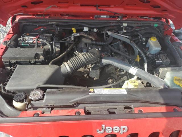 1J4GA39188L611312 - 2008 JEEP WRANGLER X წითელი ფოტო 12