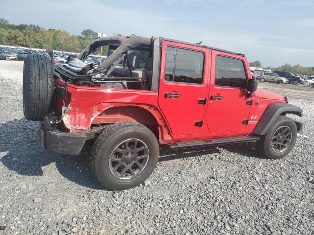 1J4GA39188L611312 - 2008 JEEP WRANGLER X წითელი ფოტო 3