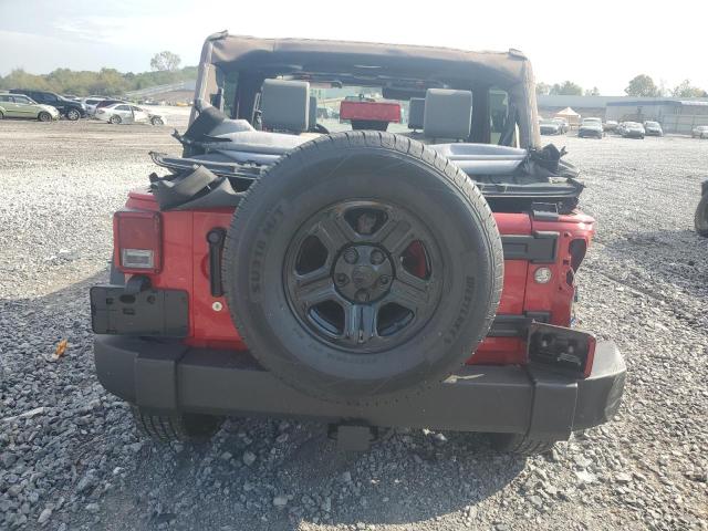 1J4GA39188L611312 - 2008 JEEP WRANGLER X წითელი ფოტო 6