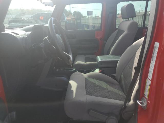 1J4GA39188L611312 - 2008 JEEP WRANGLER X წითელი ფოტო 7