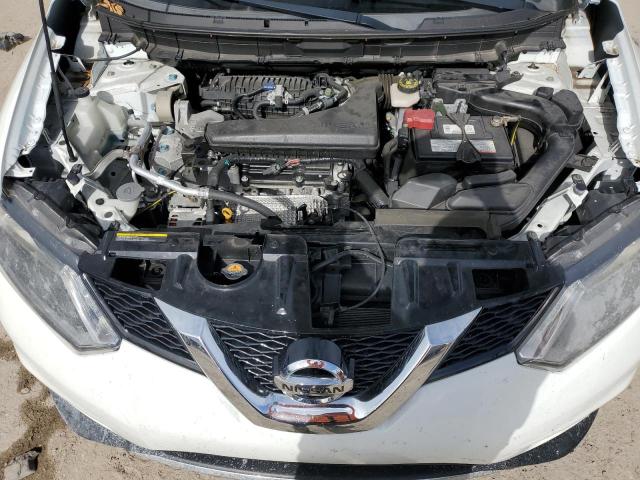 KNMAT2MT2GP599173 - 2016 NISSAN ROGUE S WHITE photo 12