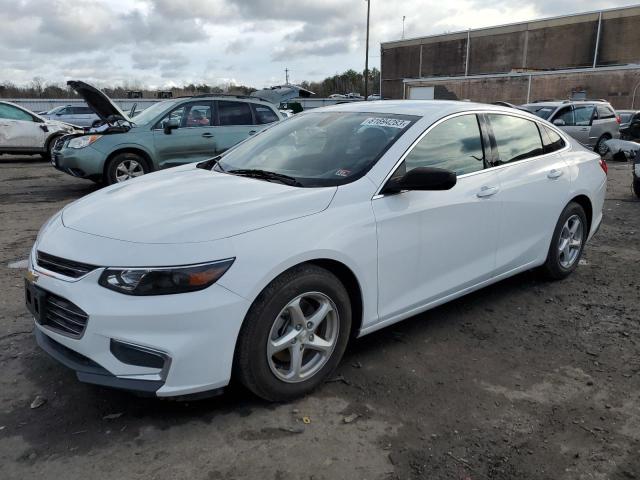 1G1ZC5ST8JF194349 - 2018 CHEVROLET MALIBU LS WHITE photo 1