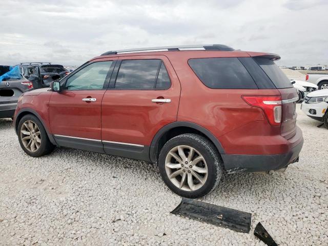 1FM5K7F82EGC06582 - 2014 FORD EXPLORER LIMITED RED photo 2