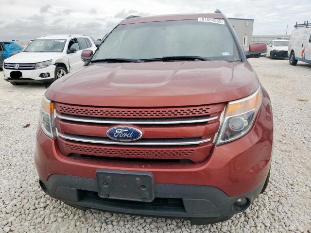 1FM5K7F82EGC06582 - 2014 FORD EXPLORER LIMITED RED photo 5