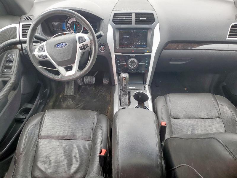 1FM5K7F82EGC06582 - 2014 FORD EXPLORER LIMITED RED photo 8