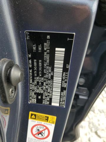 5TDKZRFH4JS239761 - 2018 TOYOTA HIGHLANDER SE Azul foto 14