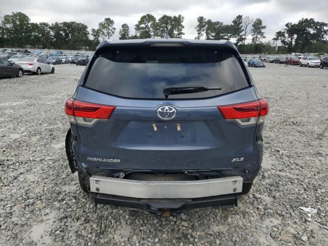 5TDKZRFH4JS239761 - 2018 TOYOTA HIGHLANDER SE Azul foto 6