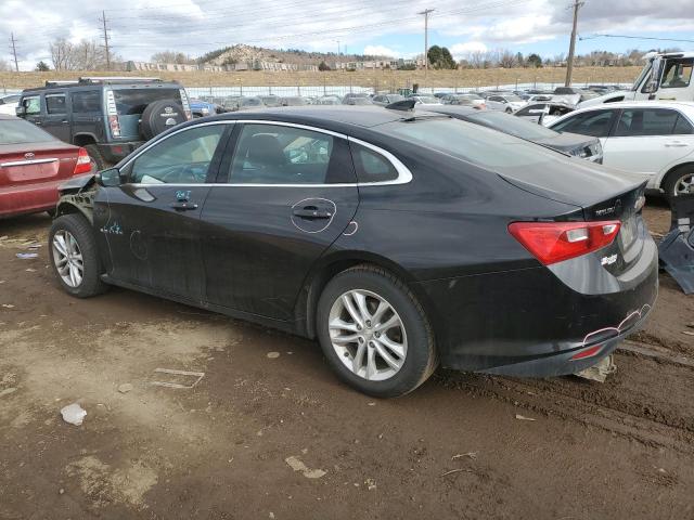 1G1ZD5ST3JF128093 - 2018 CHEVROLET MALIBU LT BLACK photo 2