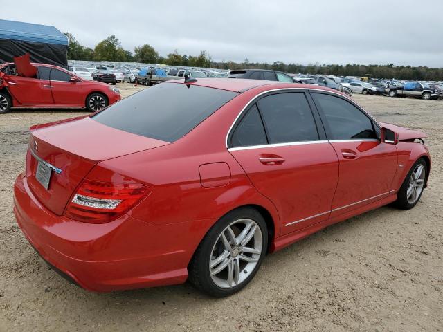 WDDGF4HB9CA660696 - 2012 MERCEDES-BENZ C 250 RED photo 3