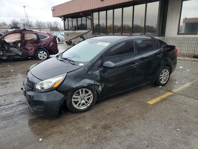 KNADM4A30E6349232 - 2014 KIA RIO LX BLACK photo 1