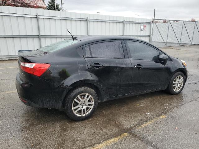 KNADM4A30E6349232 - 2014 KIA RIO LX BLACK photo 3