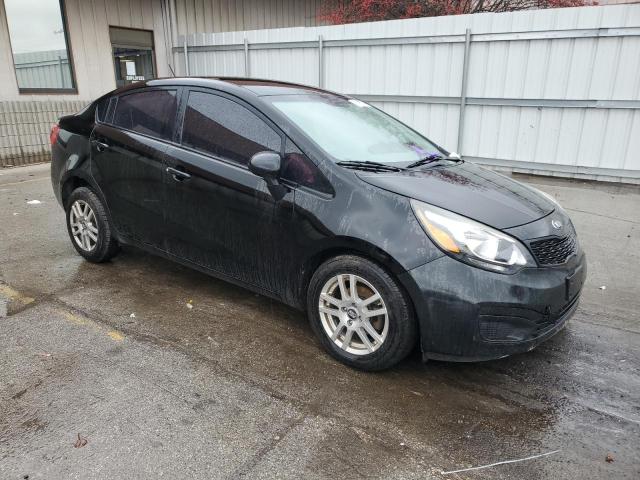 KNADM4A30E6349232 - 2014 KIA RIO LX BLACK photo 4