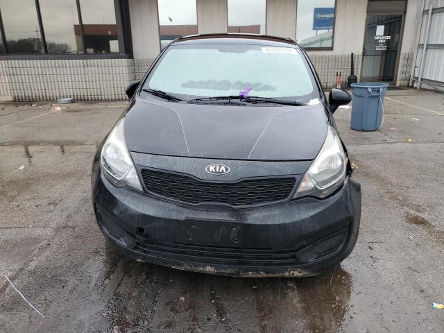 KNADM4A30E6349232 - 2014 KIA RIO LX BLACK photo 5