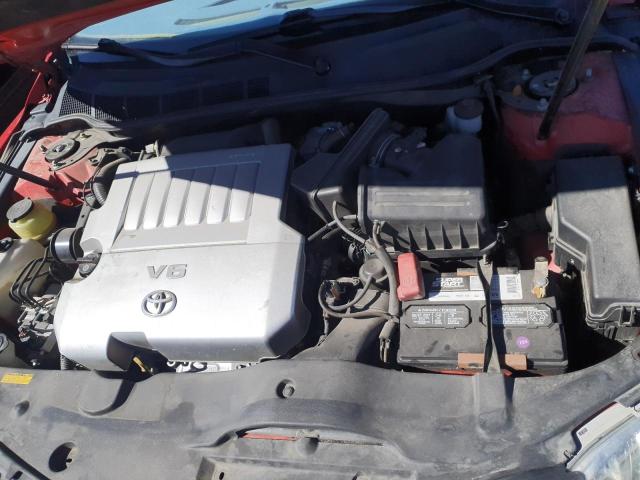 4T1BK46K67U018651 - 2007 TOYOTA CAMRY LE RED photo 11